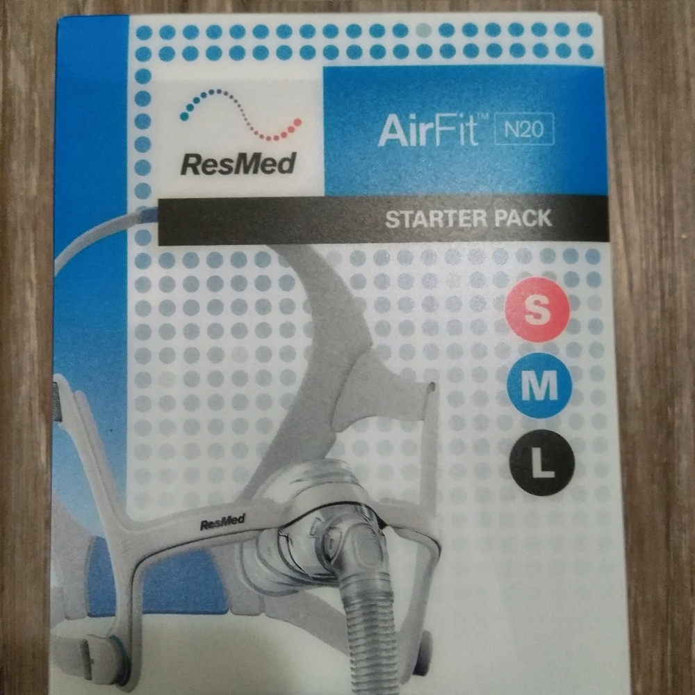 ResMed AirFit N20 Starter Pack S M L Lot Of 2 New - Picture 2 of 4